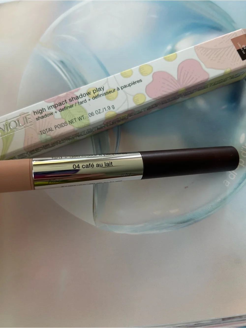 Clinique High Impact Shadow Play Shadow + Definer -  04 Cafe au Lait ~ 1.9g new